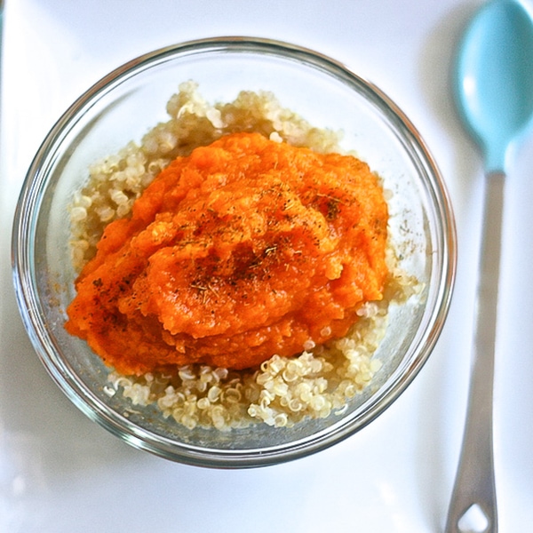 Carrot, Apricot + Quinoa with Curry Baby Food Puree Baby Foode
