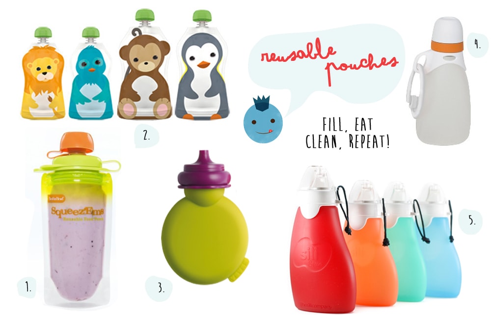 Found// Reusable Pouches - Baby Foode