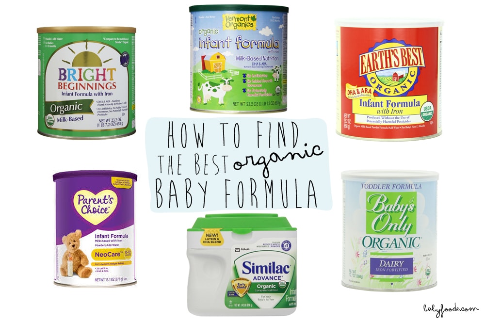 healthiest organic baby formula