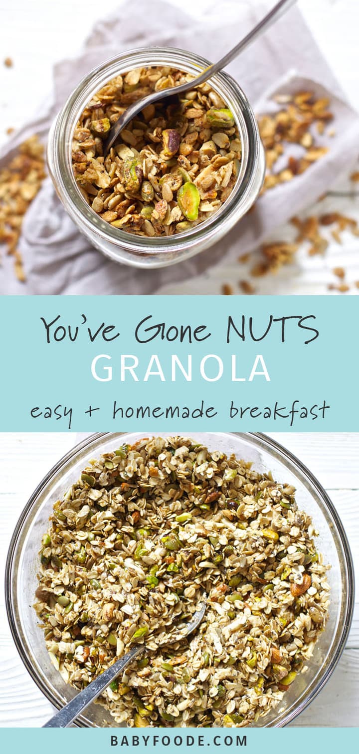 You've Gone Nuts Granola for Toddlers + Kids Baby Foode