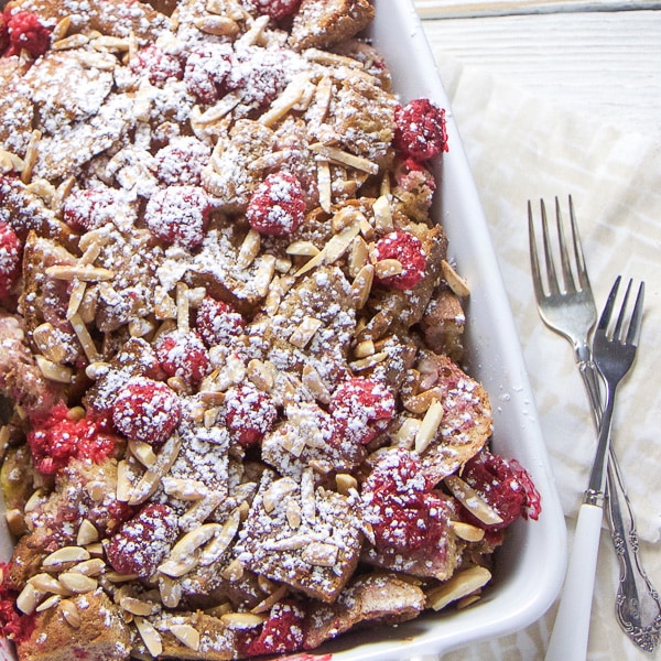 Baked Raspberry + Almond French Toast (family favorite!) Baby Foode