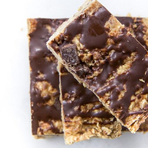 Chewy Mint Chocolate Granola Bars Baby Foode