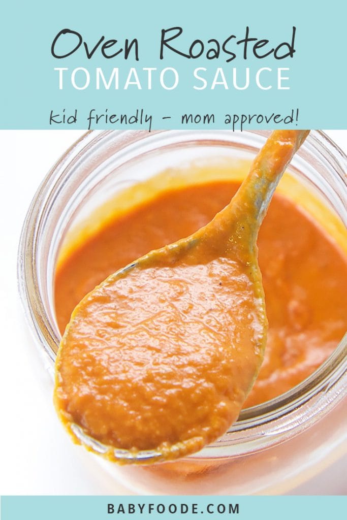 Oven Roasted Tomato Sauce(familyfriendly) Baby Foode