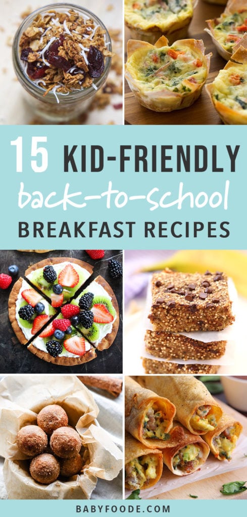 15 Kid-Approved Breakfasts For Back-To-School - Baby Foode