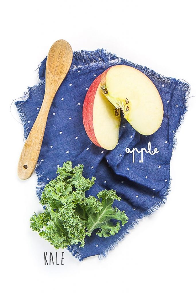 Apple + Kale Baby Food Puree (6 months and up) Baby Foode