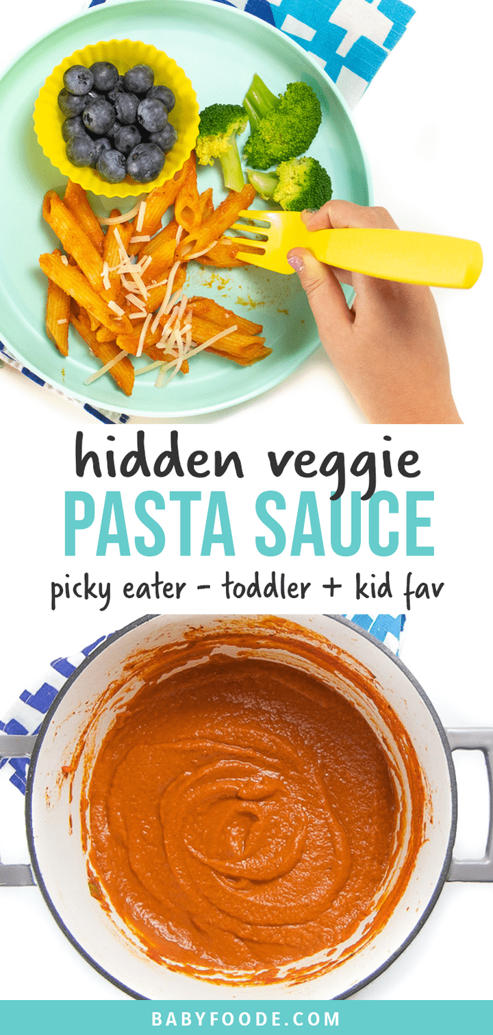 Hidden Veggie Pasta Sauce (Great for Picky Eaters!) Baby Foode