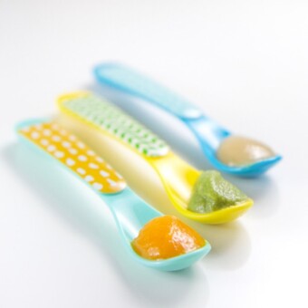 Three spoonfuls of organic baby food puree recipes.