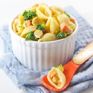 Curry Pasta Salad for Baby + Toddler