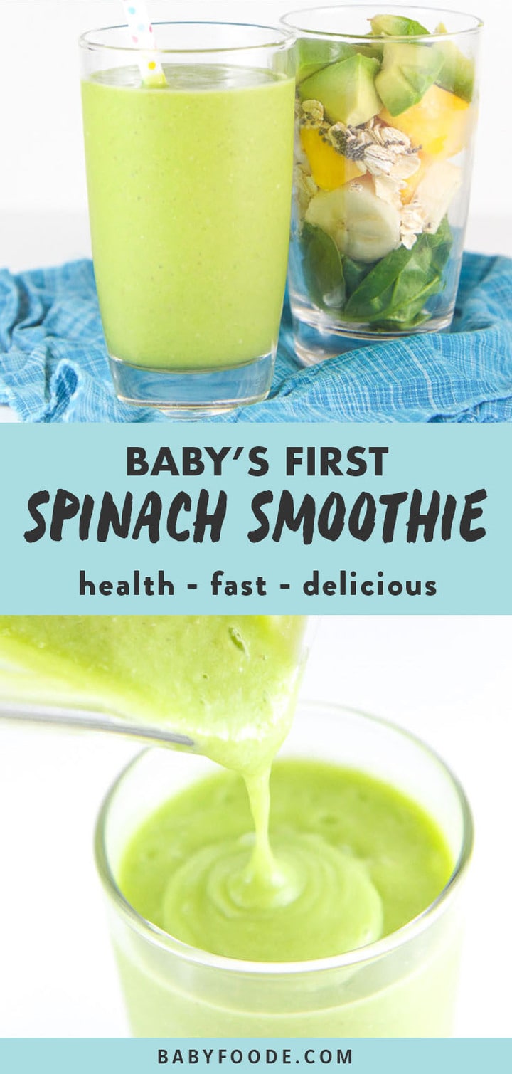 Baby's First Spinach Smoothie (9+ months) Baby Foode