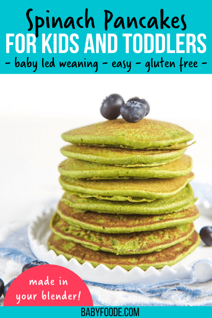 15Minute Fluffy Spinach Pancakes for Babies & Toddlers Baby Foode