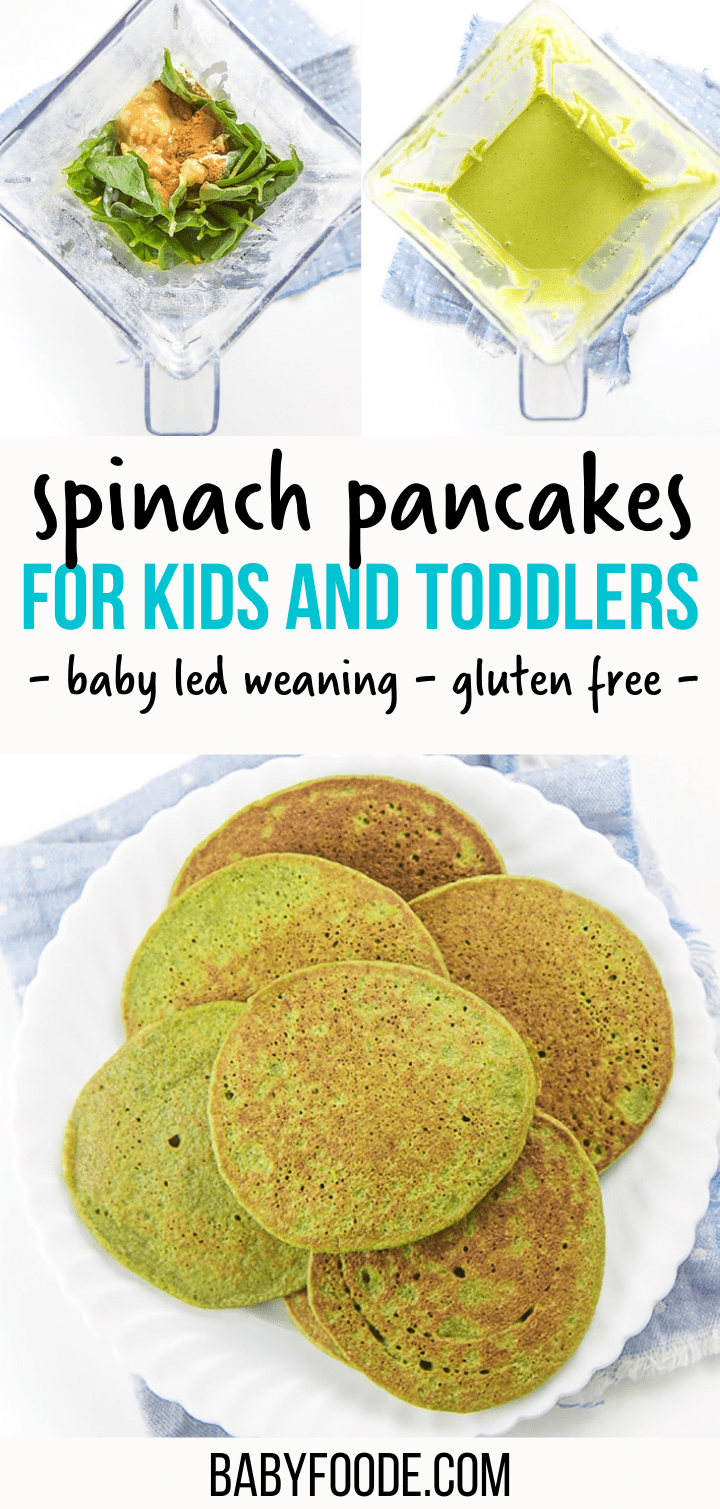 15Minute Fluffy Spinach Pancakes for Babies & Toddlers Baby Foode