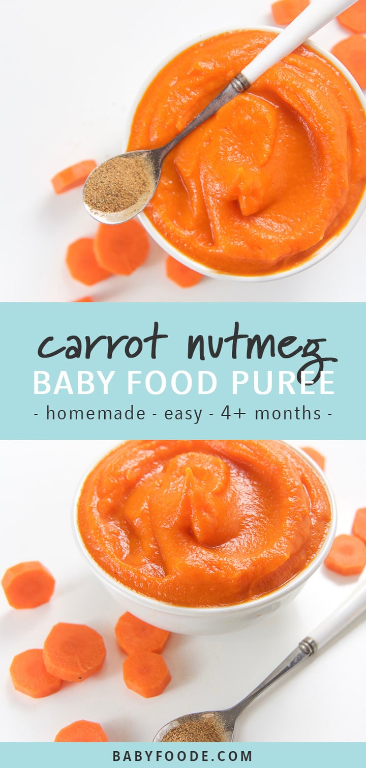 Ridiculously Good Carrot Baby Food Puree (Stage One) Baby Foode
