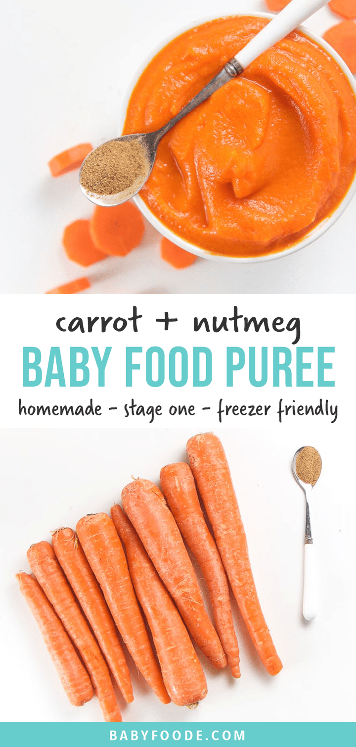 Ridiculously Good Carrot Baby Food Puree (Stage One) Baby Foode