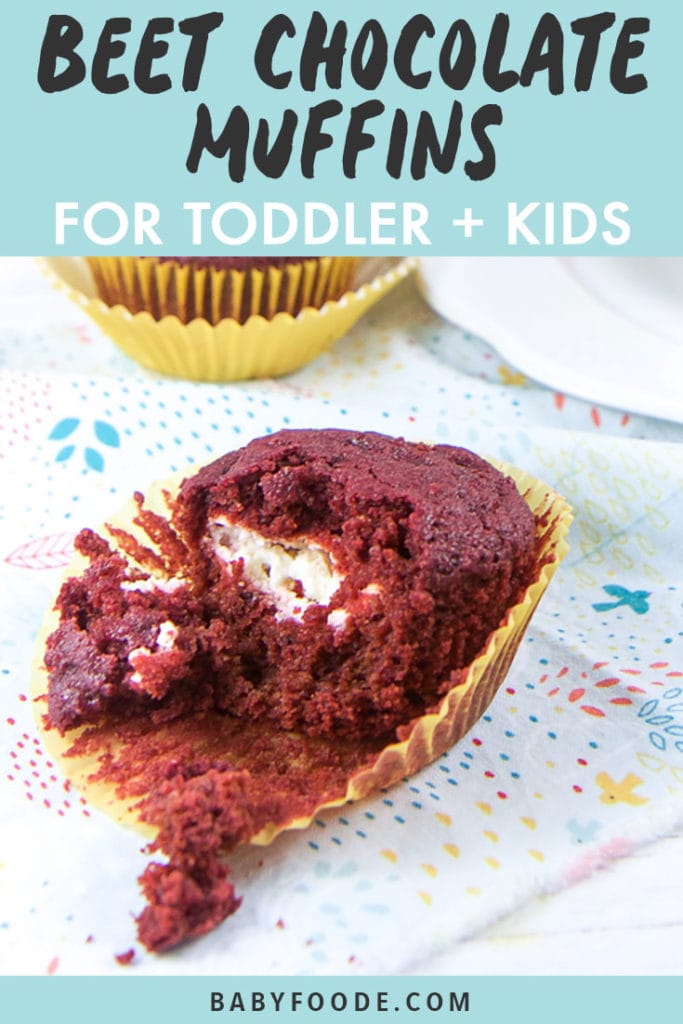 Beet Chocolate Muffins for Toddler + Kids Baby Foode