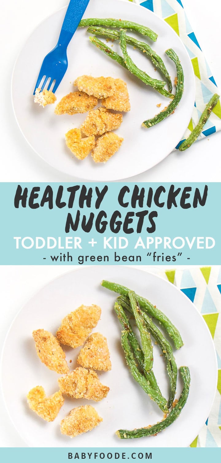 Healthy Chicken Nuggets for Toddler + Kids Baby Foode