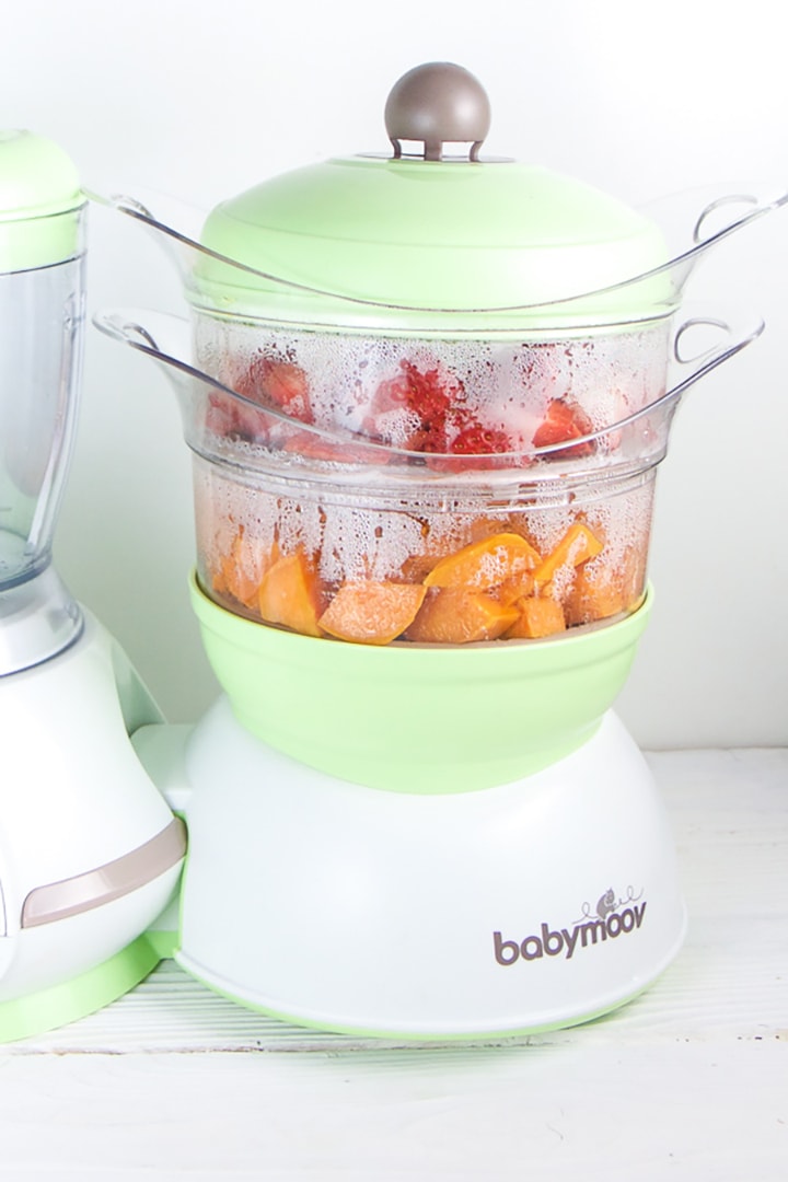 Strawberry, Sweet Potato + Farro Baby Food (stage 2 or 3) Baby Foode