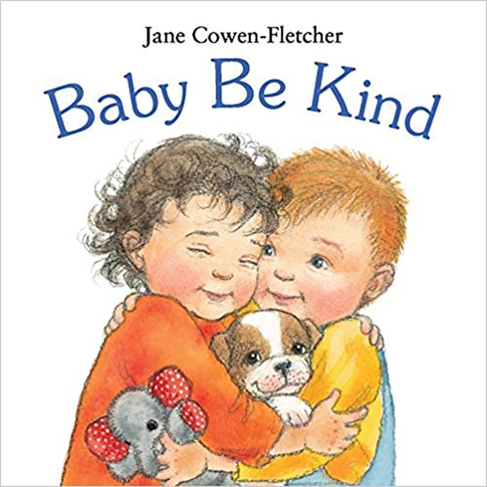 book cover for baby be kind - kindness books for baby and toddler 