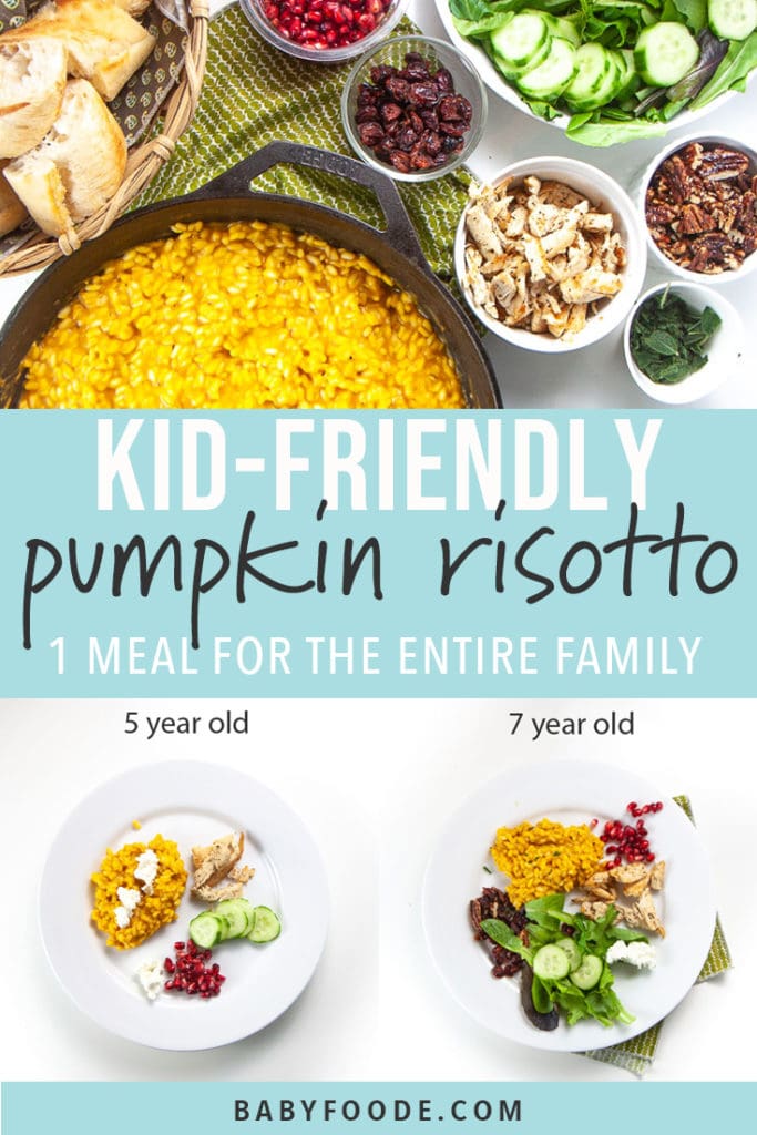KidFriendly Pumpkin Risotto (1 meal for the entire family!) Baby Foode