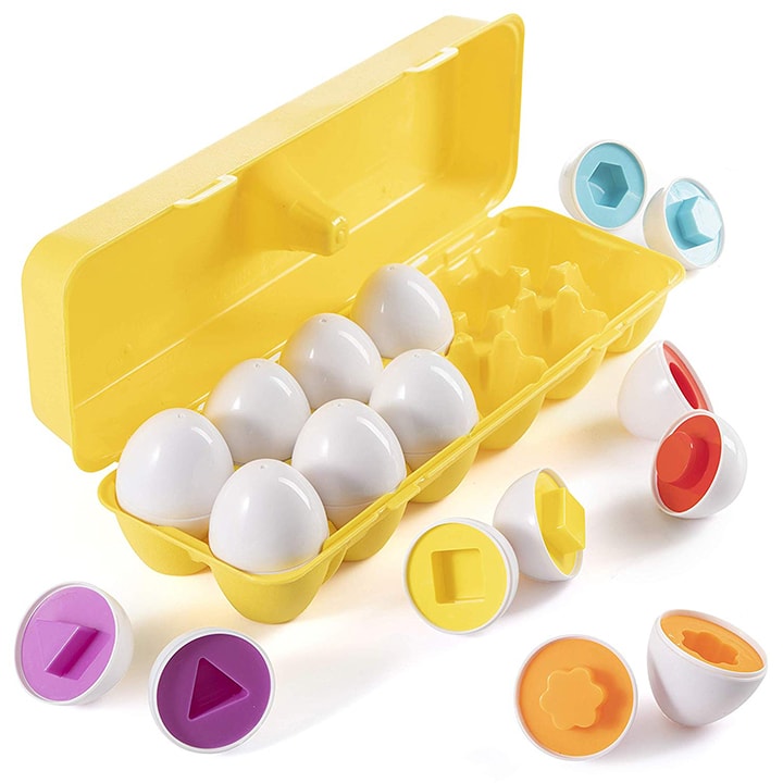 toddler matching egg set for gift
