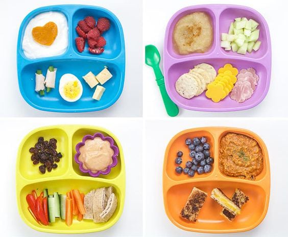 Easy and nutritious toddler lunch — these are some of my toddler's