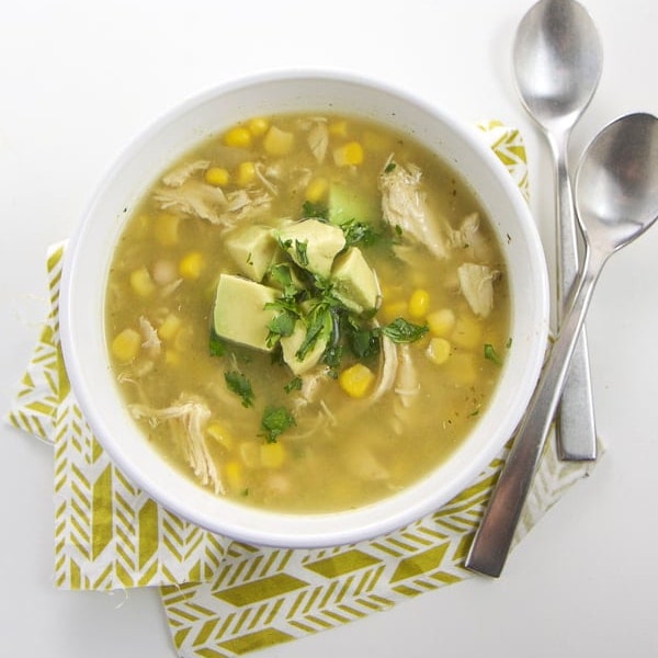 chicken chili verde for toddler and family meal