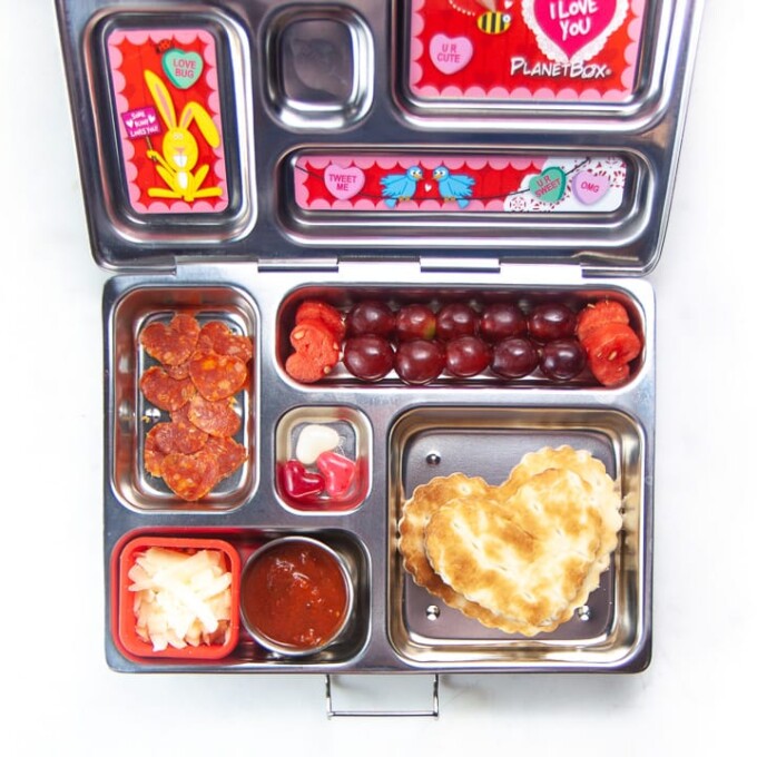 DIY Heart Pizza Lunchable School Lunch Box Baby Foode