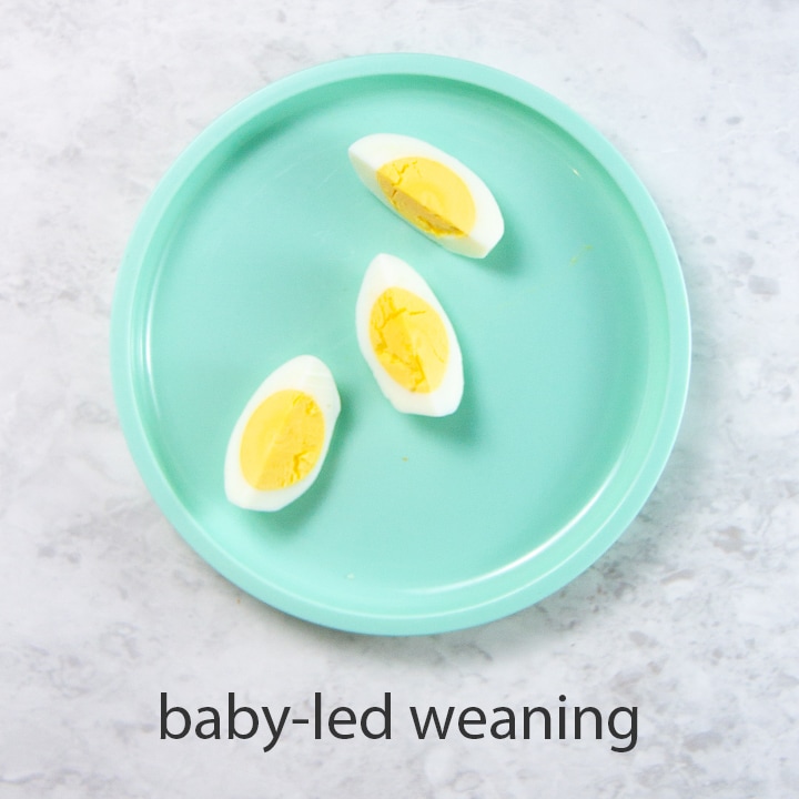 cut eggs for baby-led weaning