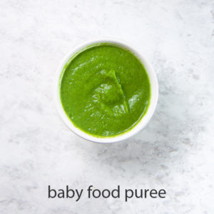 babies best first food - broccoli puree