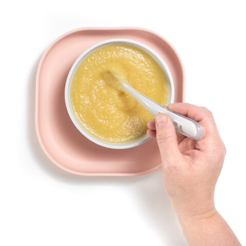 Ridiculously Good Apple Baby Puree (stage one) | Baby Foode