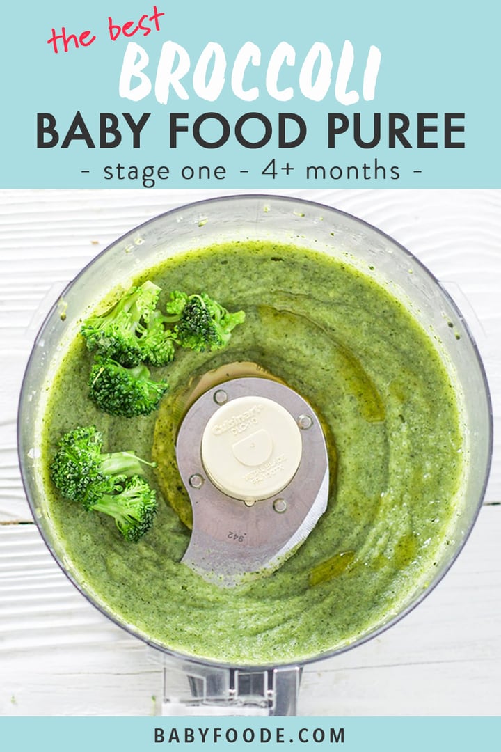 The Best Broccoli Baby Food Puree (4+ 