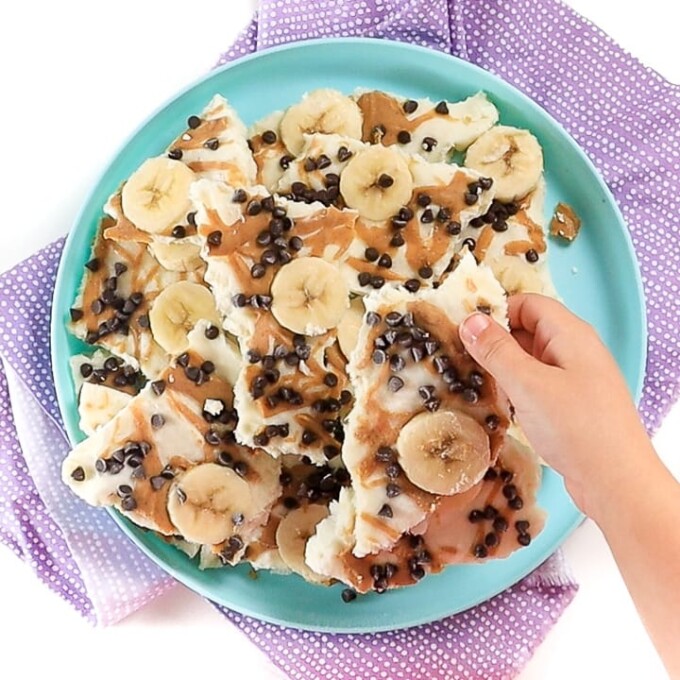 Peanut Butter Banana Yogurt Bark (toddler + kid fav!) Baby Foode