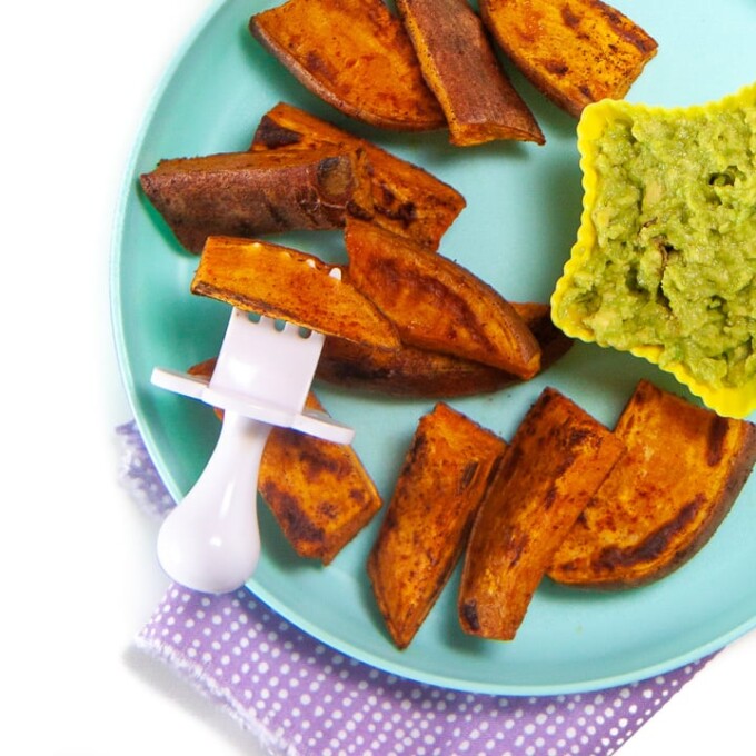 Sweet Potato Wedges for BabyLed Weaning Baby Foode
