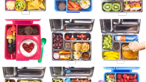 Lunch Box Idea: Mini Rainbow Sandwiches - Super Healthy Kids
