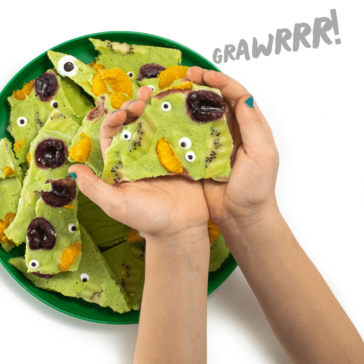 Monster Frozen Yogurt Bark (toddler and kid favorite!) Baby Foode