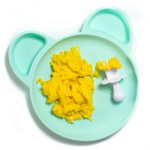 scrambled eggs for baby.