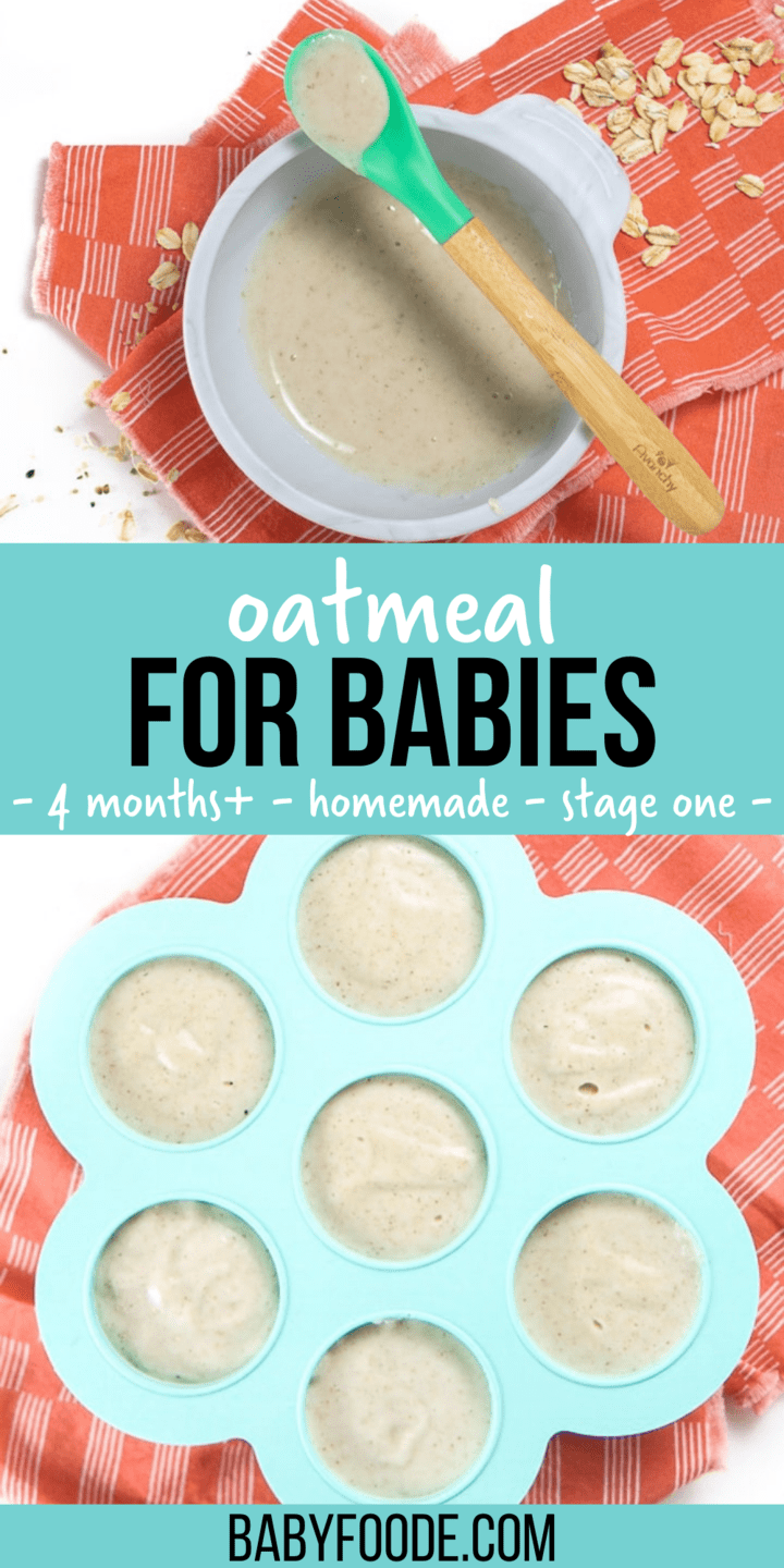 Oatmeal for Babies (Stage One Baby Food) Baby Foode