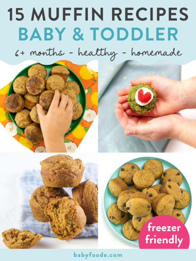 15 Healthy Muffin Recipes Toddlers & Babies Love! Baby Foode