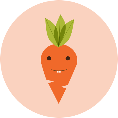 Cartoon Carrot Icon