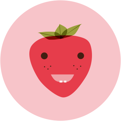 Cartoon Strawberry Icon