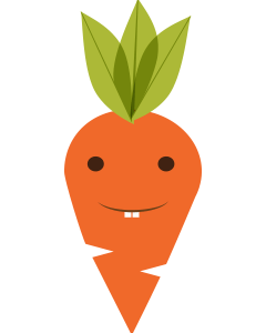 Cartoon carrot illustration