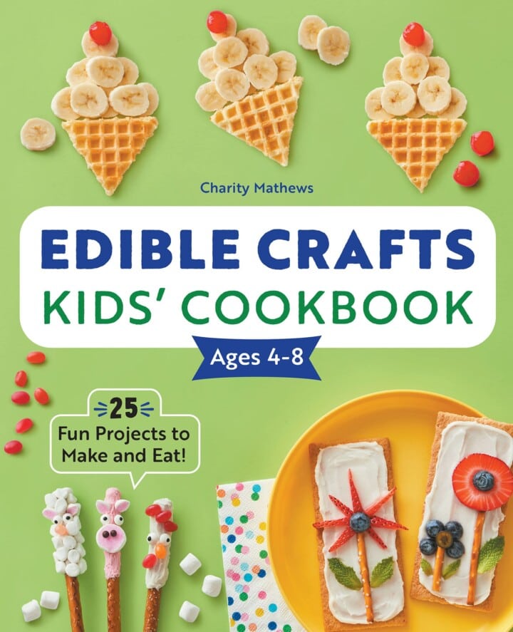 green cover of craft cook book. 