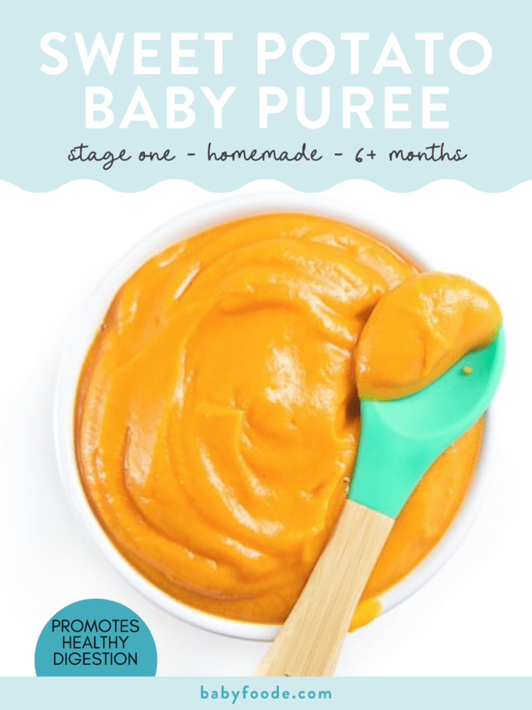 The Best Sweet Potato Baby Puree (Stage One) Baby Foode