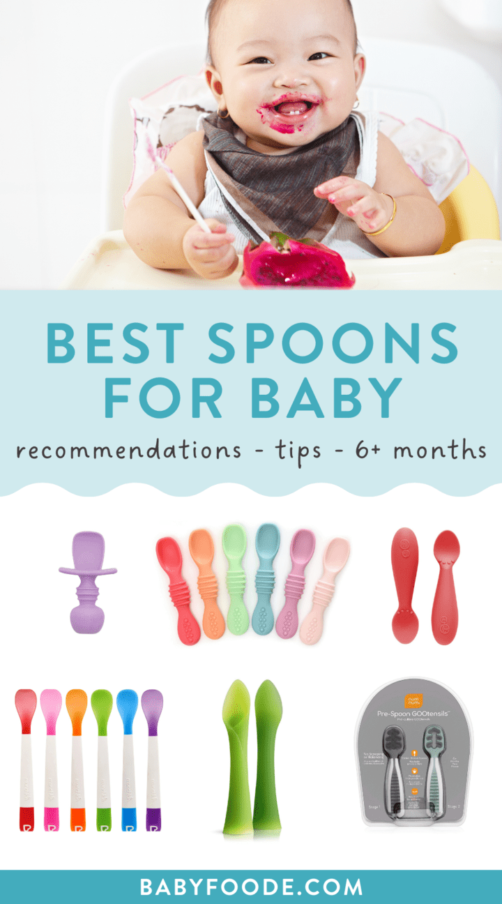 Infant self Baby Spoon First Self Feeding Spoon Fork Utensil Set for 6 12 Months Baby Led Weaning and Toddlers BPA Free 