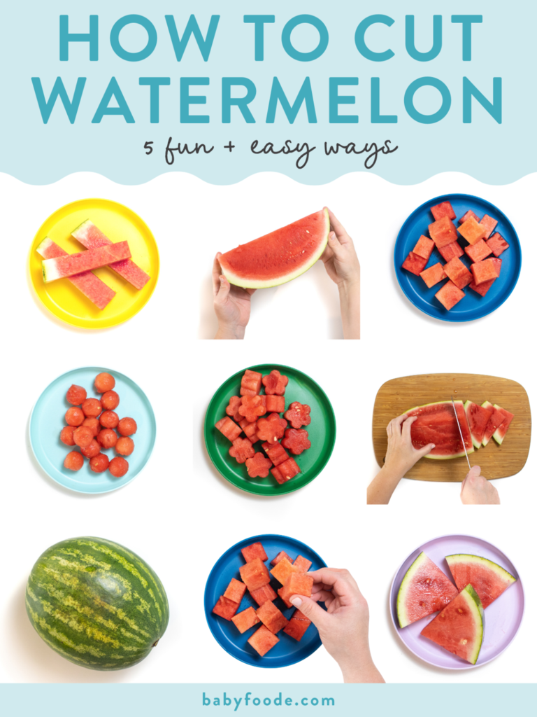 StepbyStep How to Cut a Watermelon Baby Foode