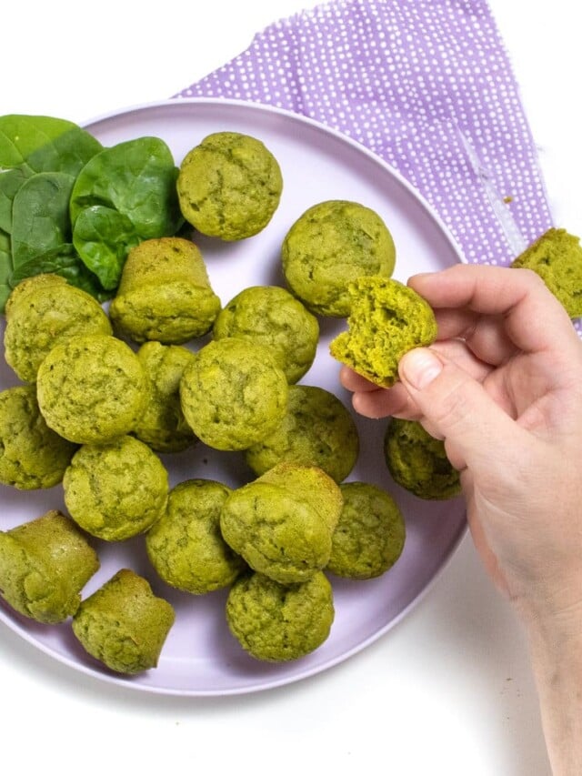 Easy Spinach Muffins for Baby Kids and Toddlers Baby Foode