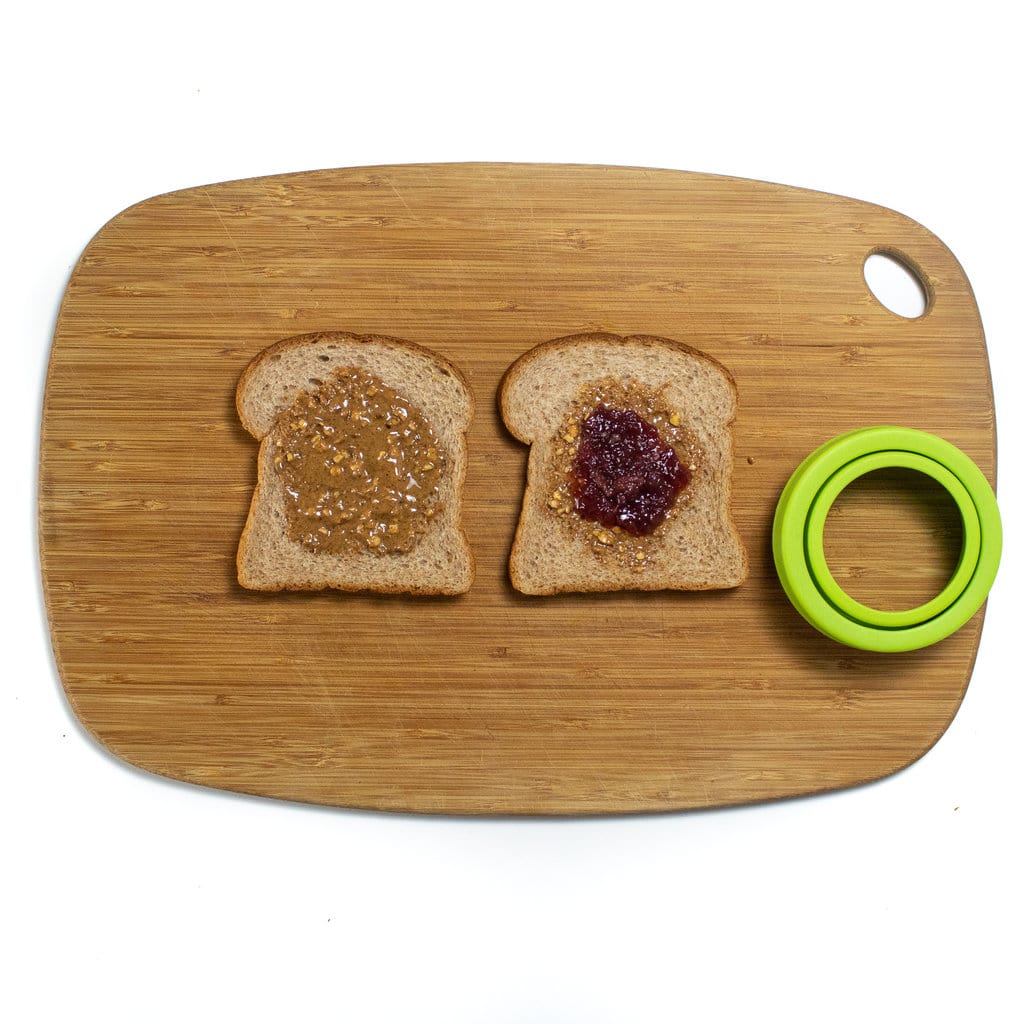 It wouldn't carry board with two pieces of bread with peanut butter on one and jelly on the other.