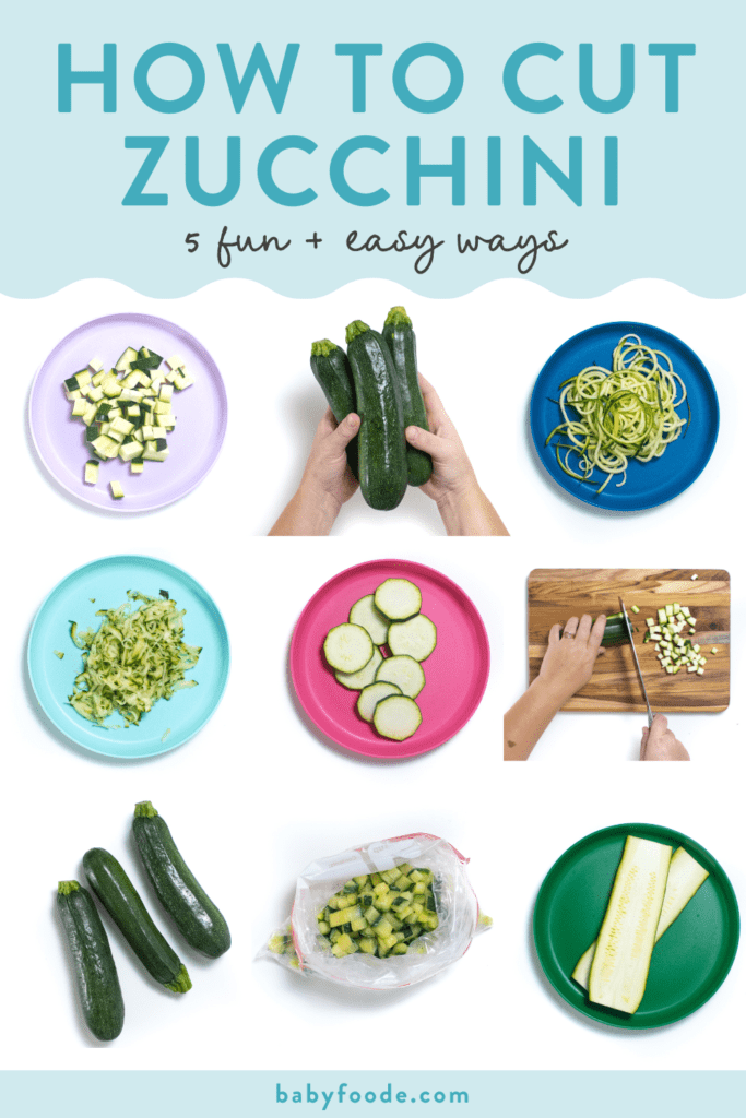 Stepbystep How to Cut Zucchini Baby Foode