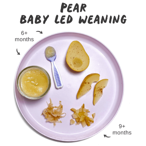 Pear for BabyLed Weaning Baby Foode