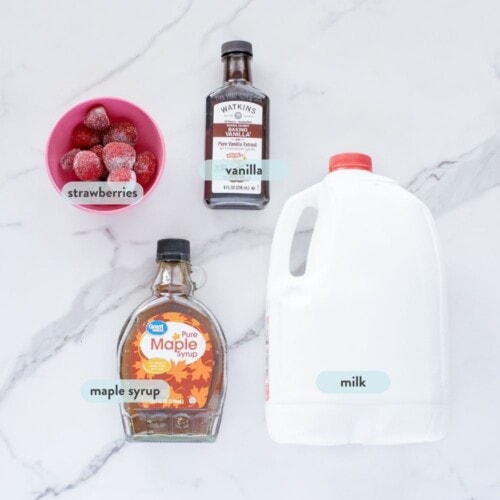 The Best Strawberry Milk (made in 3 minutes!) Baby Foode