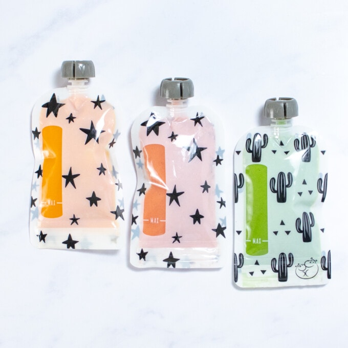 Homemade Baby Food Pouches (Guide, Recipes & Tips!) Baby Foode